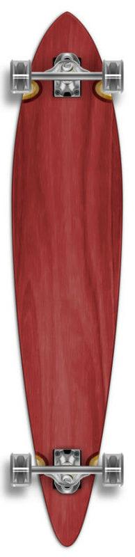 Yocaher Punked Stained Pintail Complete Longboard Skateboard
