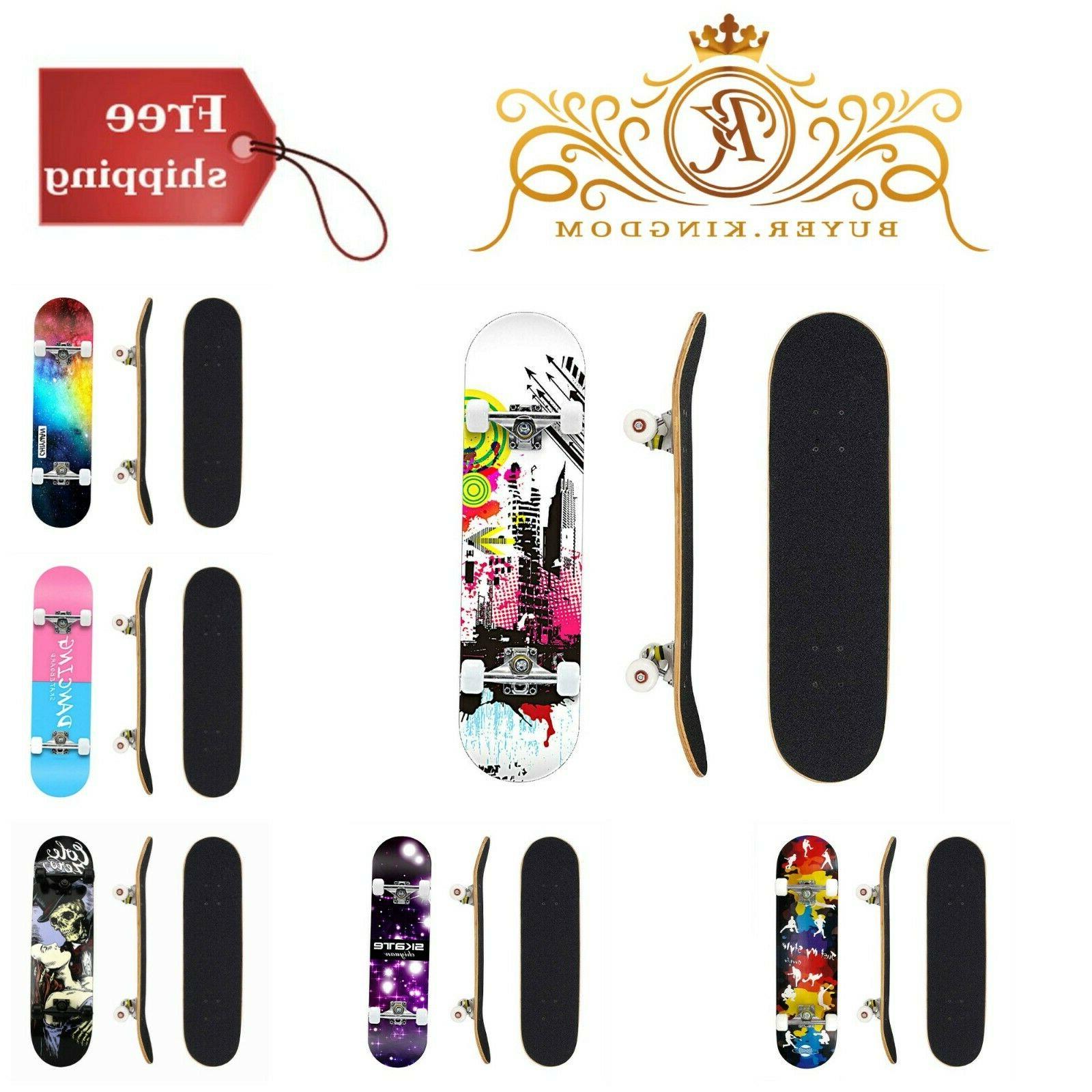 Deck For Kids Teens Adults Beginners 7 Layers Maple Wood Lon