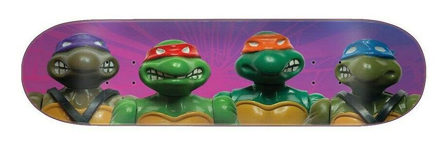 skateboard deck teenage mutant ninja turtles figures