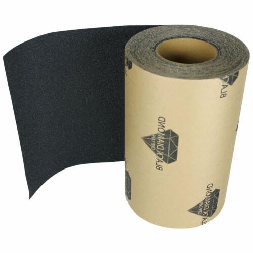 Longboard Grip Tape Roll 10 In X 60' Black Griptape Deck Dec