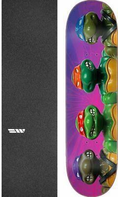 S Tmnt Figures 8.5" Skateboard Deck + Griptape