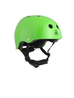 Triple Eight Lil 8 Dual Certified Helmet, Neon Green Glossy