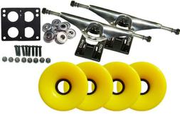 Trucks & Wheels Combo 76mm Yellow