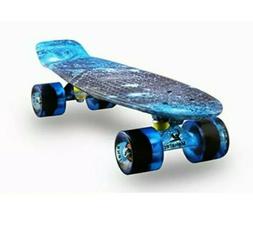 S Complete 22 Inch Mini Cruiser Retro Skateboard