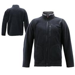 Men's Full Zip-Up Collared Sweatshirt Lightweight Warm Polar