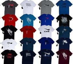 Men's NIKE T SHIRT Size S-3XL Graphic Tee Just Do It Logo Cr