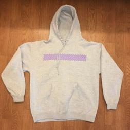 By Mark Gonzalez Diamond Panel Grey Hoodie Size Lrg