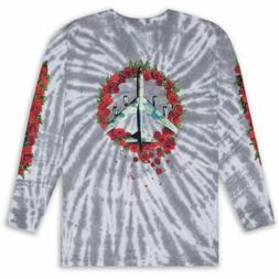HUF mens Shakedown LS Tee Shirt White Medium New w/Tag Skate