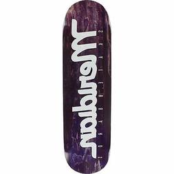 Meridian Script Logo Deck -8.25 Purple - Complete Skateboard