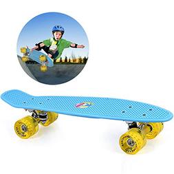 ， Complete Plastic Retro Board With Bendable Deck And Smoo