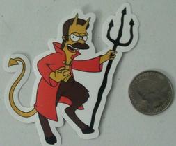 Ned flanders sticker  the simpsons devil skate cell laptop s