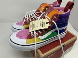 NEW Vans Sk8 Hi MTE 2.0 DX Rainbow All Weather Shoe Women&rsquo;