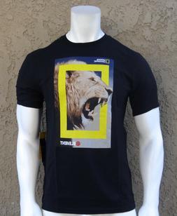 Crew Nat Geo Lion Black Mens Sport T Shirt Rele-39