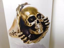 Only Gold Skull Ring 8.00 Steep