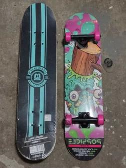 Popsicle  31" Skate Board Deck 7.5" Sealed Brains! 🔥