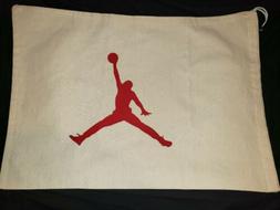 Nike Air Jordan Cotton Drawstring Dust Cover W/ Red Jumpman 