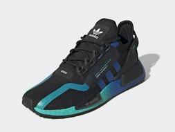 🔥 Adidas NMD R1 V2 Casual Shoes Core Black Blue Green Gym