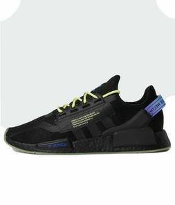 ADIDAS NMD R1 V2 MENs CASUAL SHOE BLACK YELLOW - SIZE 10.5 U