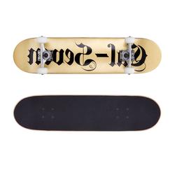 Cal 7 Oakland 7.5 Complete Skateboard, 52x31 99A PU Wheels