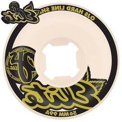 OJ Elite Team Hardline Wheels Set Whtie Black 56mm/99a