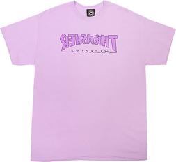 THRASHER OUTLINED ORCHID brand new short sleeve T-shirt