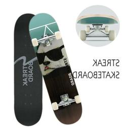 Double Kick Deck Concave With White Wheels 31''x 8''