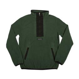 S Pinline Green 1/2 Zip Polar Fleece Crew Neck Sweatshirt
