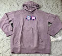 PRIMITIVE X RICK AND MORTY DIRTY PURPLE FLEECE HOODIE Size L