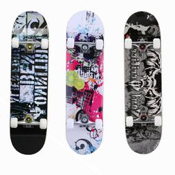 7 Layers Decks 31"x8" Complete Skate Board For Adult/teenage