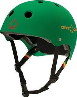 PRO-TEC CLASSIC RASTA GREEN Skateboard/Skate Helmet 2-stage 