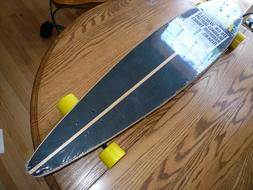 Yocaher Punked Graphic Pintail Complete Longboard Skateboard