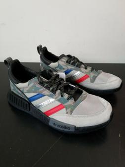 RARE! Adidas Boston SuperX R1 NMD Camo Black Boost Mens Snea
