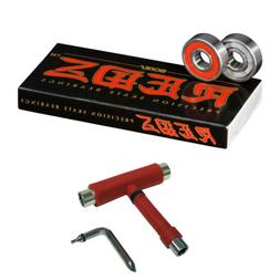 Bearings 8mm Size 608 8 Pack + Spacers And Red T-tool