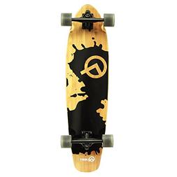 Quest Rorshack Bamboo Longboard Skateboard 