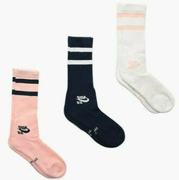 Ing Men's Crew Socks Pack 3 Pairs Sx5760-915 White Sz L