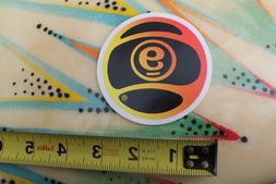 S Longboard Pool Ball Neon Skateboarding Sticker