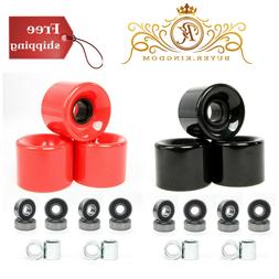 Wheels 58mm With Abec-7 High Steel Bearings And Spacers New