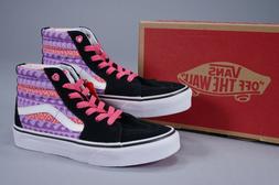 VANS SK8-HI PINK HELMET POSSE BLK ~ BRAND NEW W/ BOX ~ KIDS 