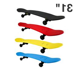 31" Street Cruiser Retro Plastic Classic Long Board Pu Wheel