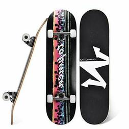 31"x8" Complete Standard Skateboards Double Kick Skate Board