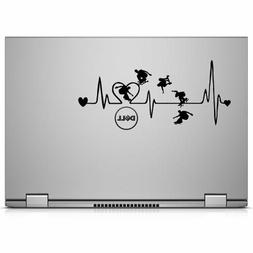 Boy Heartbeatdecal Sticker For Macbook Laptop Car Automotive