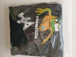 ALLTIMERS CLOTHING  POPPED MONSTER PULLOVER HOODIE BLACK SIZ