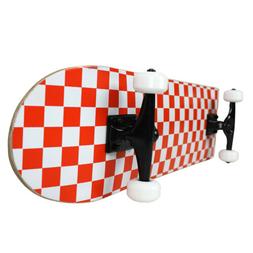 Complete Pre-built Checker Pattern White/red
