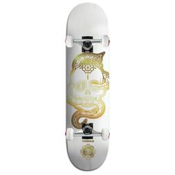 Complete Calavera White/gold 8.0" Raw Trucks Assembled