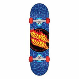 Complete Flame Dot Blue 7.5" X 28.25" Assembled