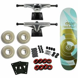 Complete Nyjah Huston On Point 8.1" Element Wheels Raw Truck