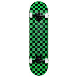 Complete Pre-built Checker Pattern Black/green