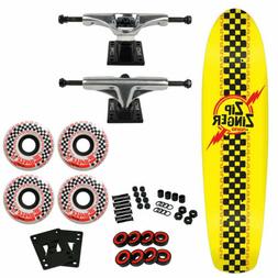 Complete Zip Zinger Nano Yellow 7.12" Raw Trucks White Wheel