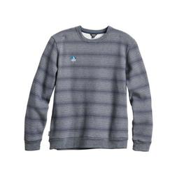 Crew Sweatshirt Method Heather/blue Stripe
