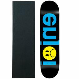 Deck Frowny Face No Brainer Black 8.0" With Grip